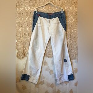 351 // Late 90's Miss Sixty //  Italy // Stylistic Lines // W 16.5”-18.5” flat